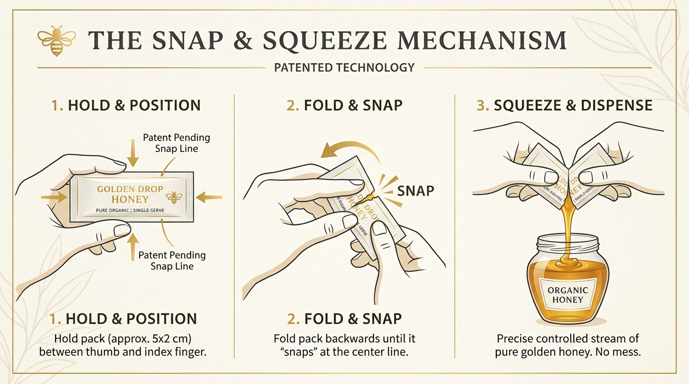 The Snap and Squeeze 3-Step Mechanism